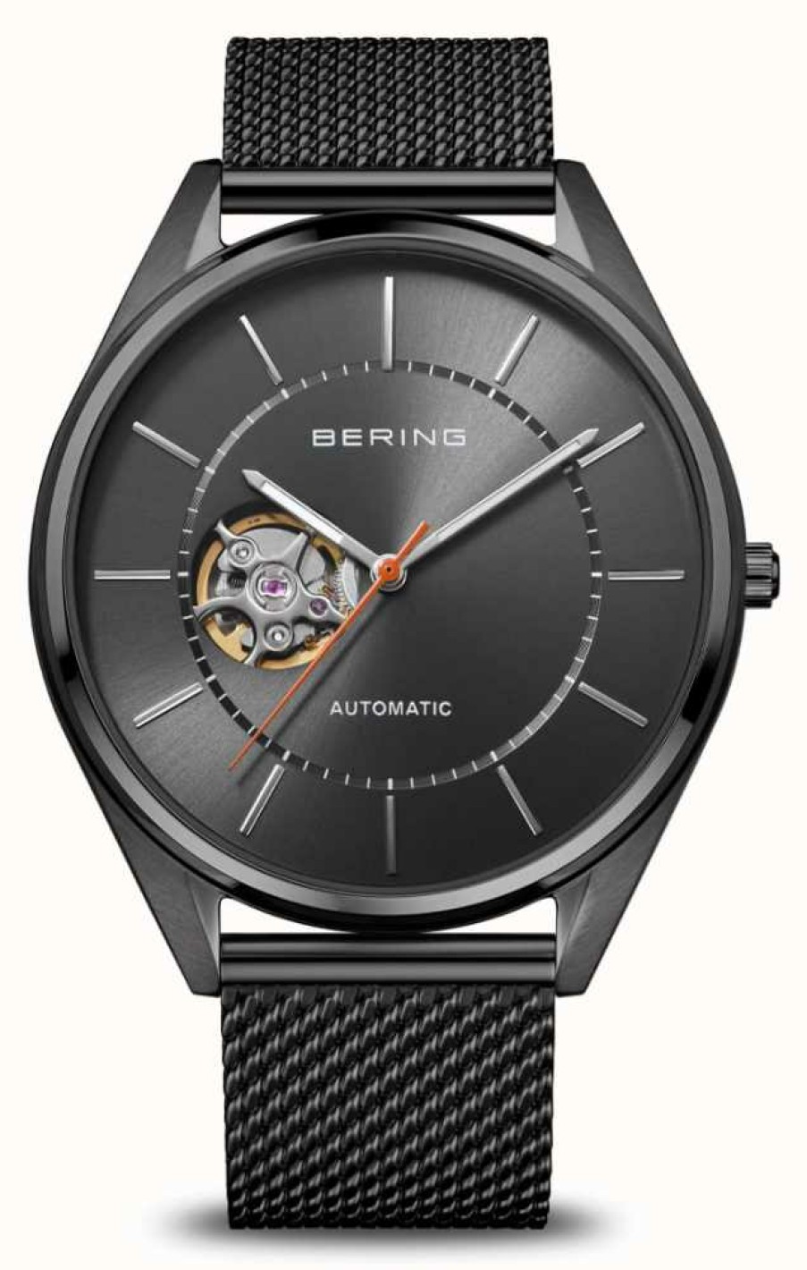 Men'S Bering | Bering Automatic | Men'S | Polished/Brushed Grey | Grey Dial