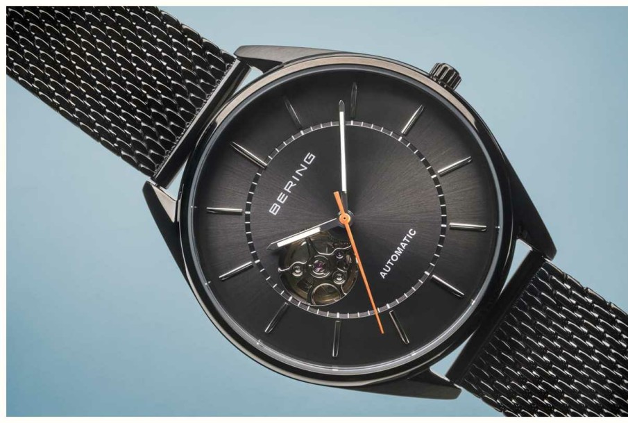 Men'S Bering | Bering Automatic | Men'S | Polished/Brushed Grey | Grey Dial