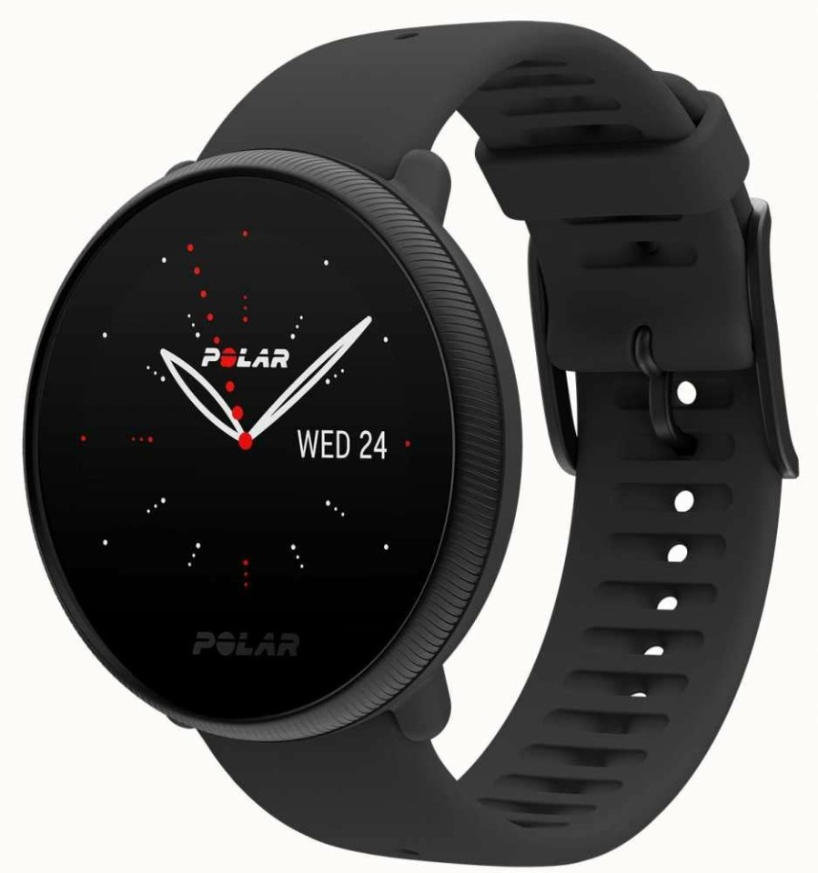 Men'S Polar | Polar Ignite 2 Gps Activity And Hr Tracker Black Pearl (S-L)