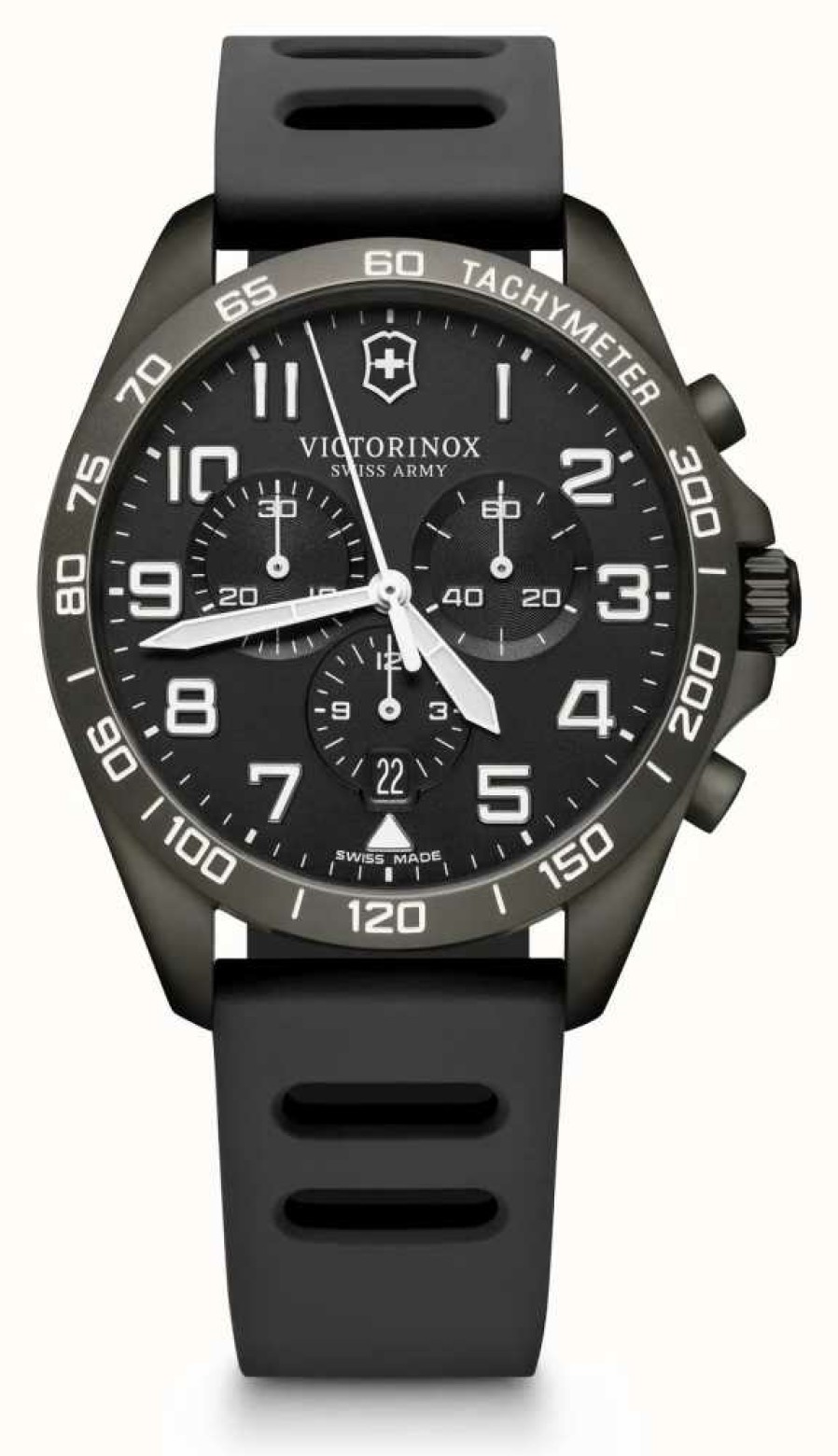 Men'S Victorinox | Victorinox | Fieldforce | Sport Chrono | Black Rubber Strap | Box Set