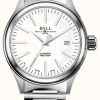 Men'S Ball Watch Company | Ball Watch Company Fireman Automatic 40Mm White Dial