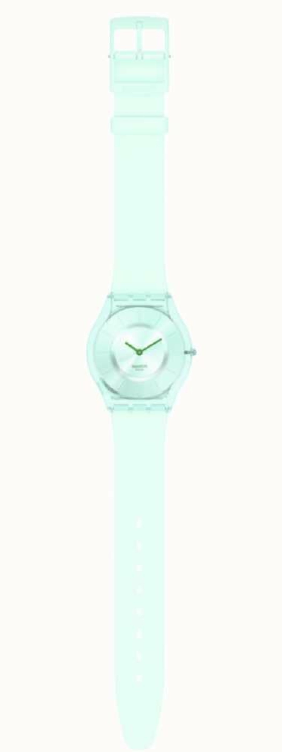 Men'S Swatch | Swatch Sweet Mint | Skin Classic | Silicone Strap