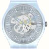 Men'S Swatch | Swatch Flowerscreen | New Gent | Blue Strap