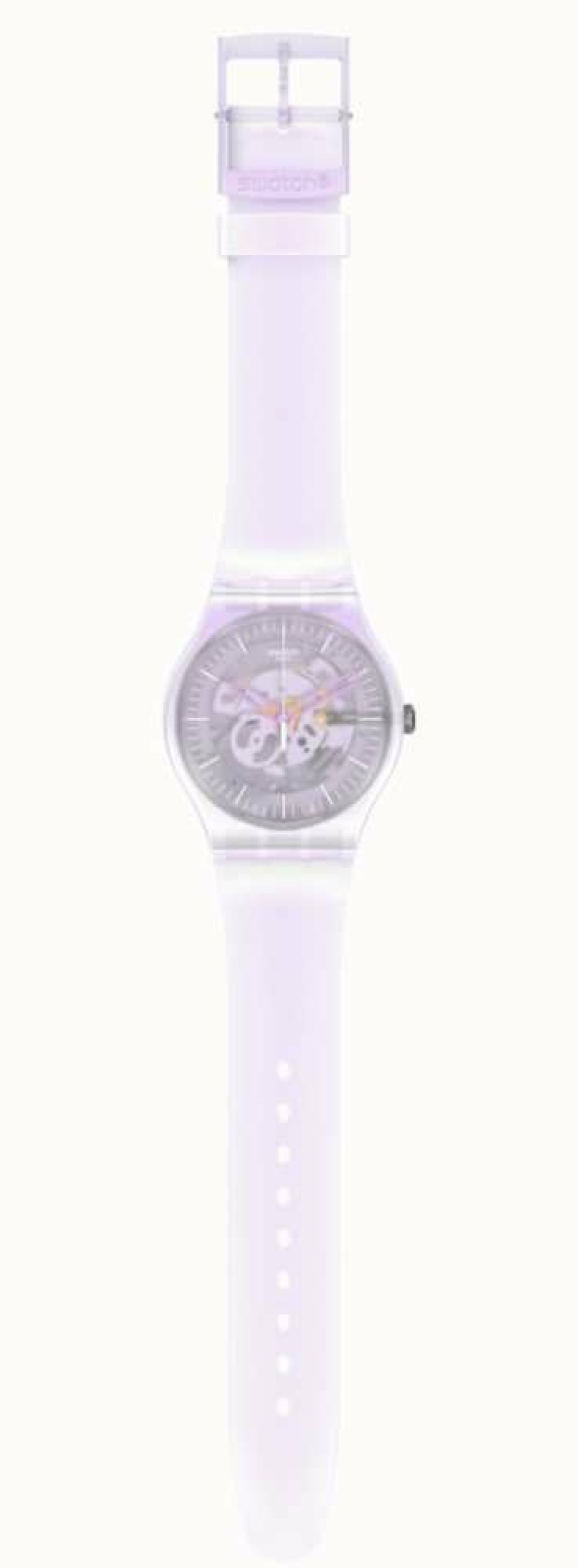 Men'S Swatch | Swatch Pink Mist | New Gent | Silicone Strap