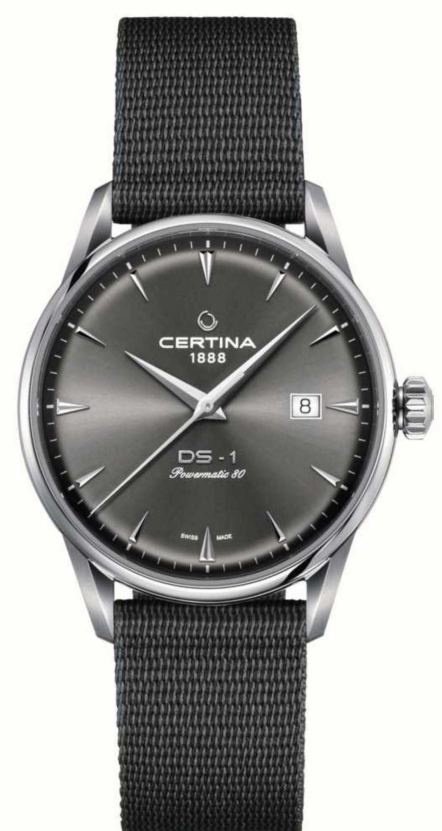 Men'S Certina | Certina Ds-1 Powermatic 80 Grey Dial Watch