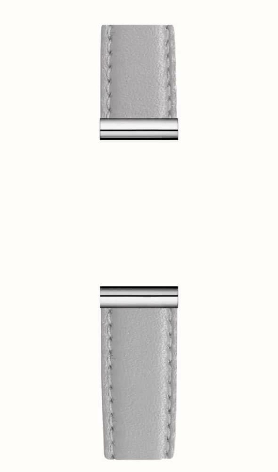 Women'S Herbelin | Herbelin Antares Interchangeable Watch Strap - Grey Leather / Stainless Steel - Strap Only