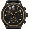 Men'S Tissot | Tissot Chrono Xl Vintage Black/Gold Watch