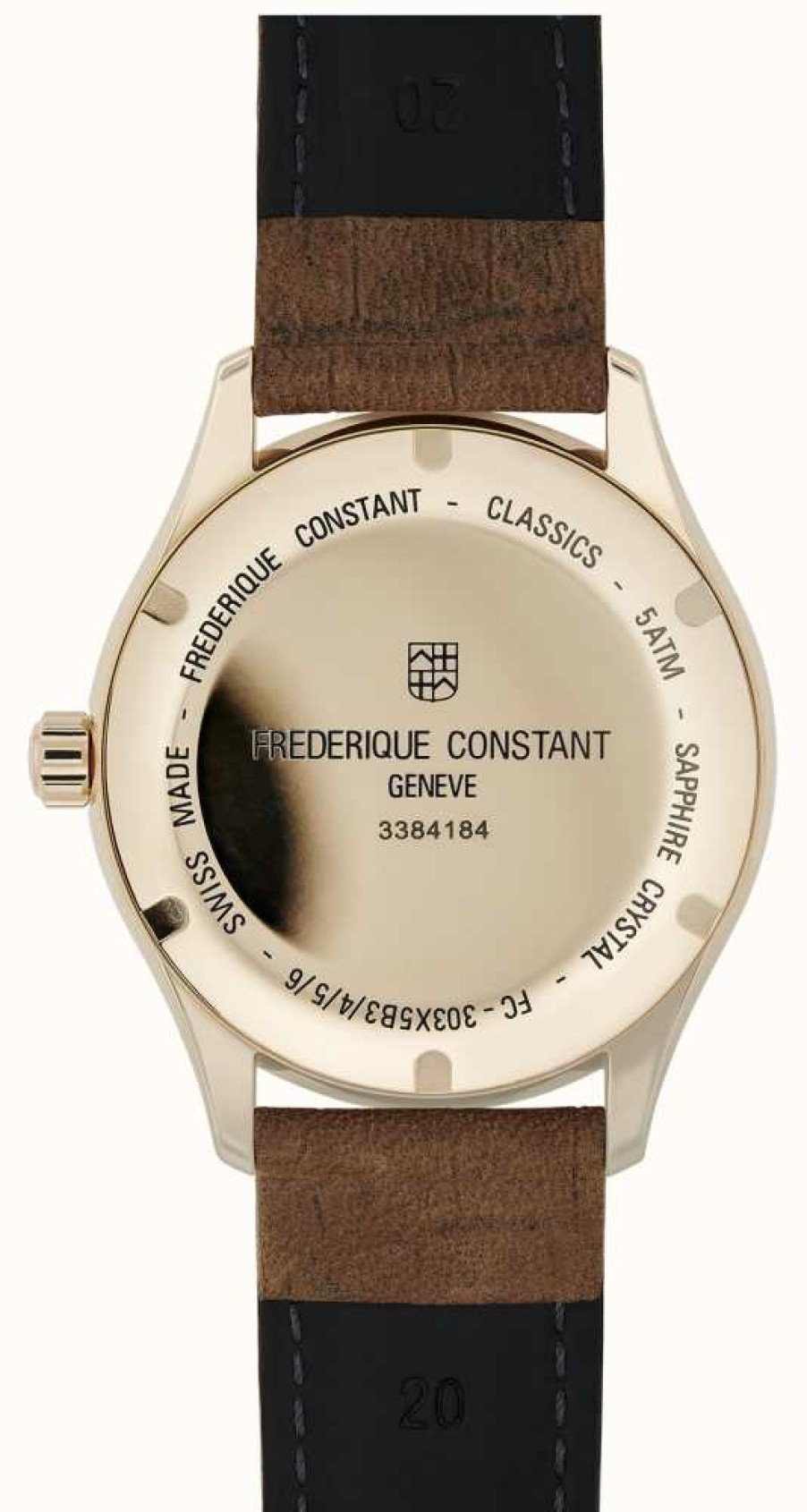 Men'S Frederique Constant | Frederique Constant Classic Index Automatic Rose Gold-Plated Case