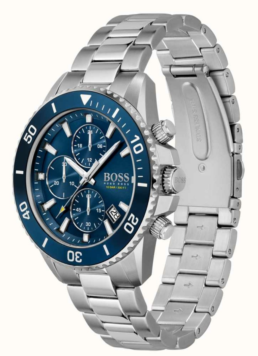 Men'S BOSS | Boss | Admiral Athleisure | Stainless Steel Bracelet