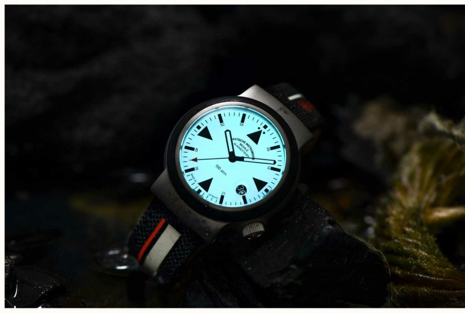 Women'S Muhle Glashutte | Muhle Glashutte Sar Rescue Timer Lumen Textile Strap