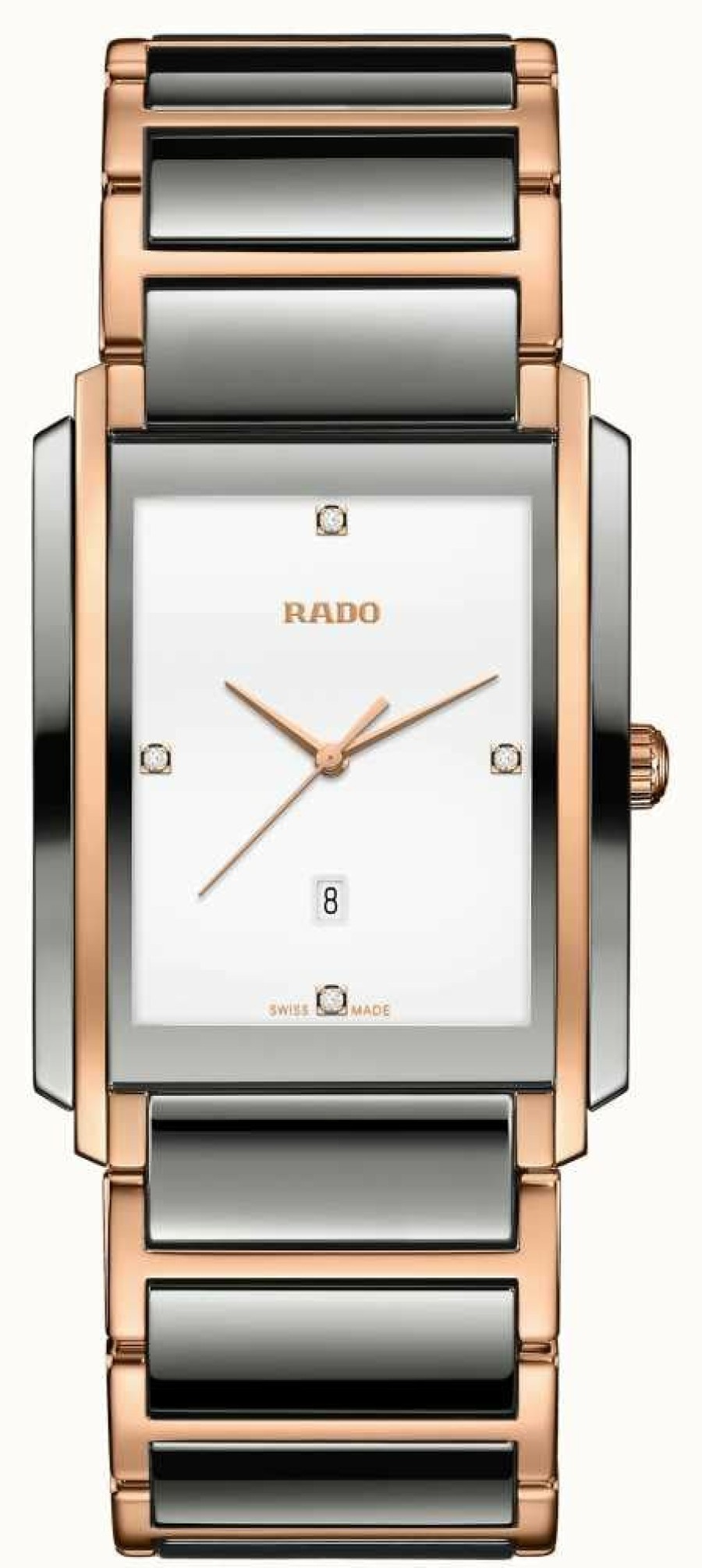 Men'S RADO | Rado Integral Diamonds Quartz Plasma High-Tech Ceramic