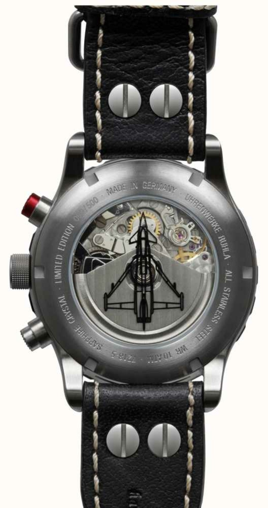 Men'S Zeppelin | Zeppelin Eurofighter Valjoux Chrono Chronograph Eta 7750 43Mm