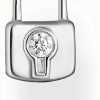 Jewelry Thomas Sabo Jewellery | Thomas Sabo Sterling Silver Padlock Single Earring Pendant