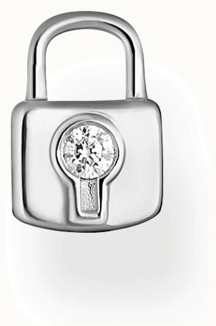 Jewelry Thomas Sabo Jewellery | Thomas Sabo Sterling Silver Padlock Single Earring Pendant