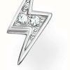 Jewelry Thomas Sabo Jewellery | Thomas Sabo Sterling Silver Lightning Flash Single Stud Earring