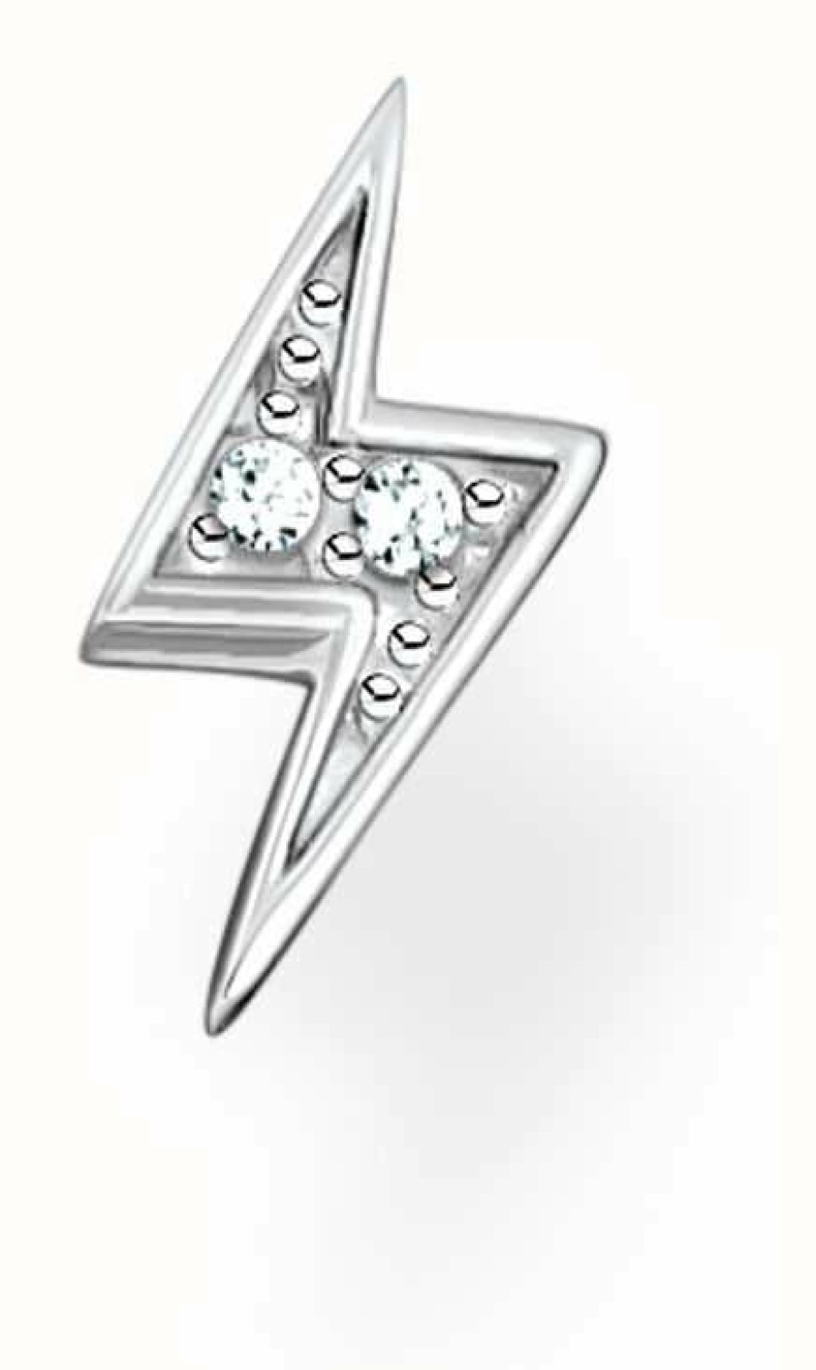 Jewelry Thomas Sabo Jewellery | Thomas Sabo Sterling Silver Lightning Flash Single Stud Earring