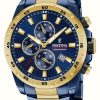 Men'S Festina | Festina Men'S Chronograph Dual Tone Stainless Steel Bracelet