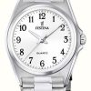 Women'S Festina | Festina Women'S | White Dial | Stainless Steel Bracelet