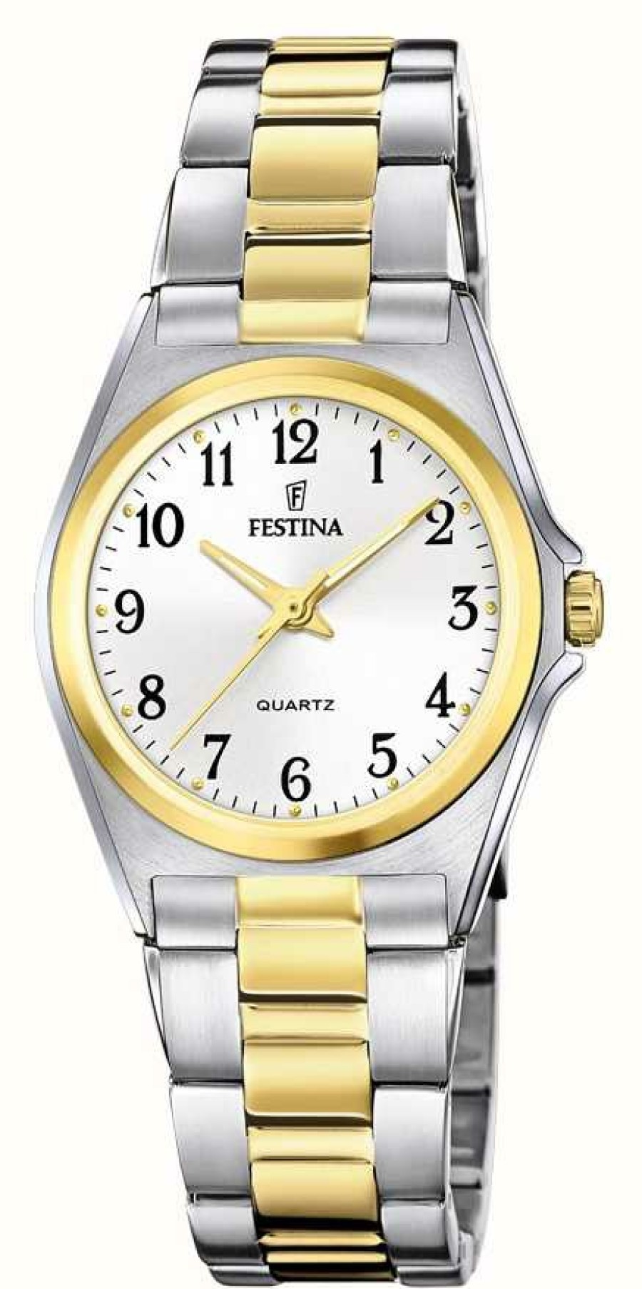 Women'S Festina | Festina Women'S | White Dial | Two Tone Bracelet