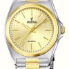 Women'S Festina | Festina Women'S | Gold Dial | Two Tone Bracelet