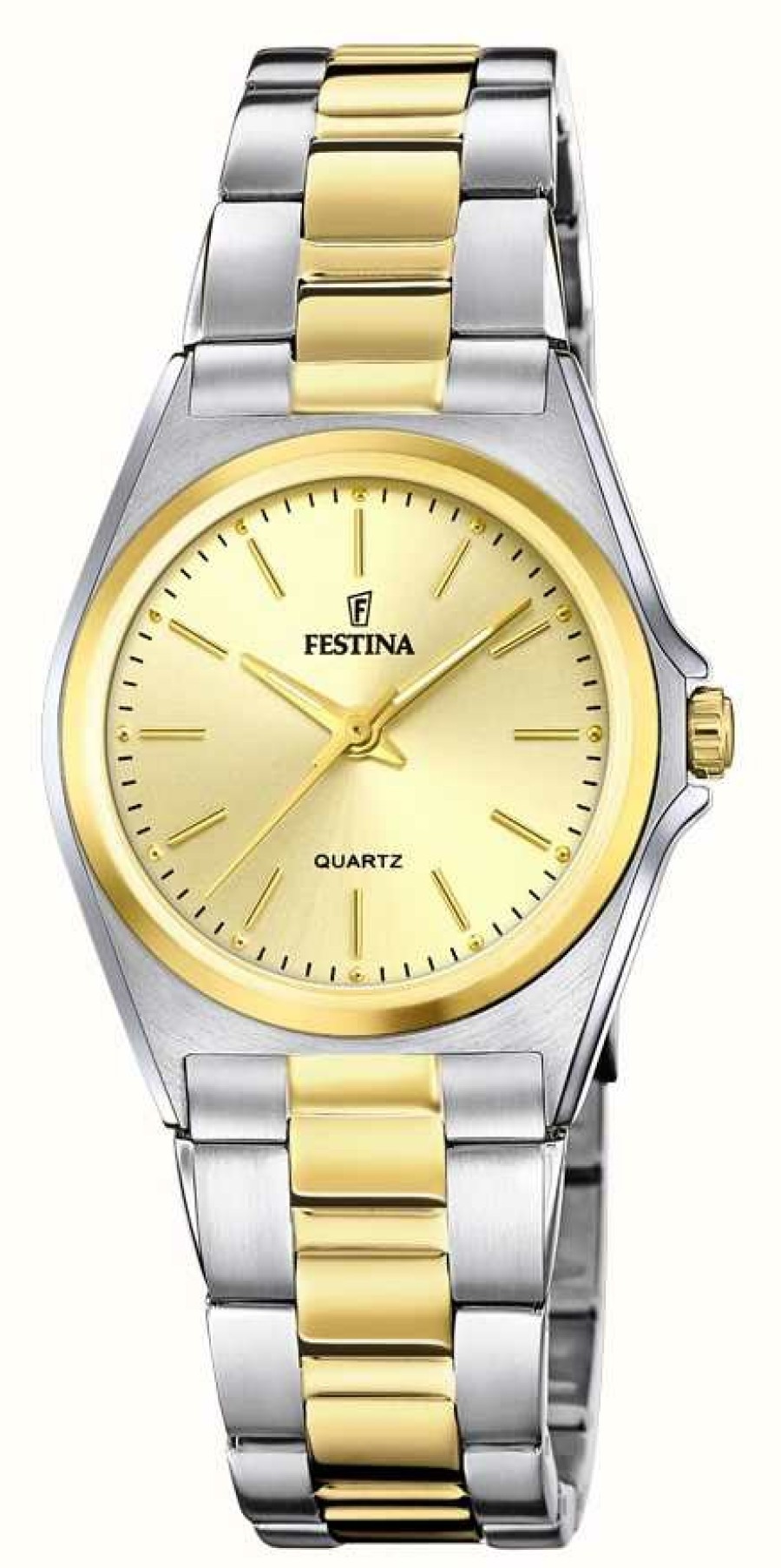 Women'S Festina | Festina Women'S | Gold Dial | Two Tone Bracelet