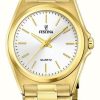 Women'S Festina | Festina Women'S | White Dial | Gold Pvd Plated Bracelet