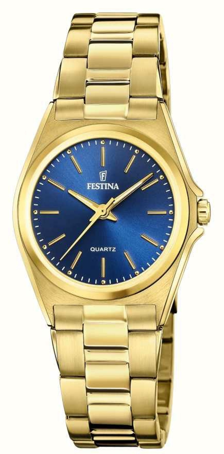 Women'S Festina | Festina Women'S | Blue Dial | Gold Pvd Plated Bracelet