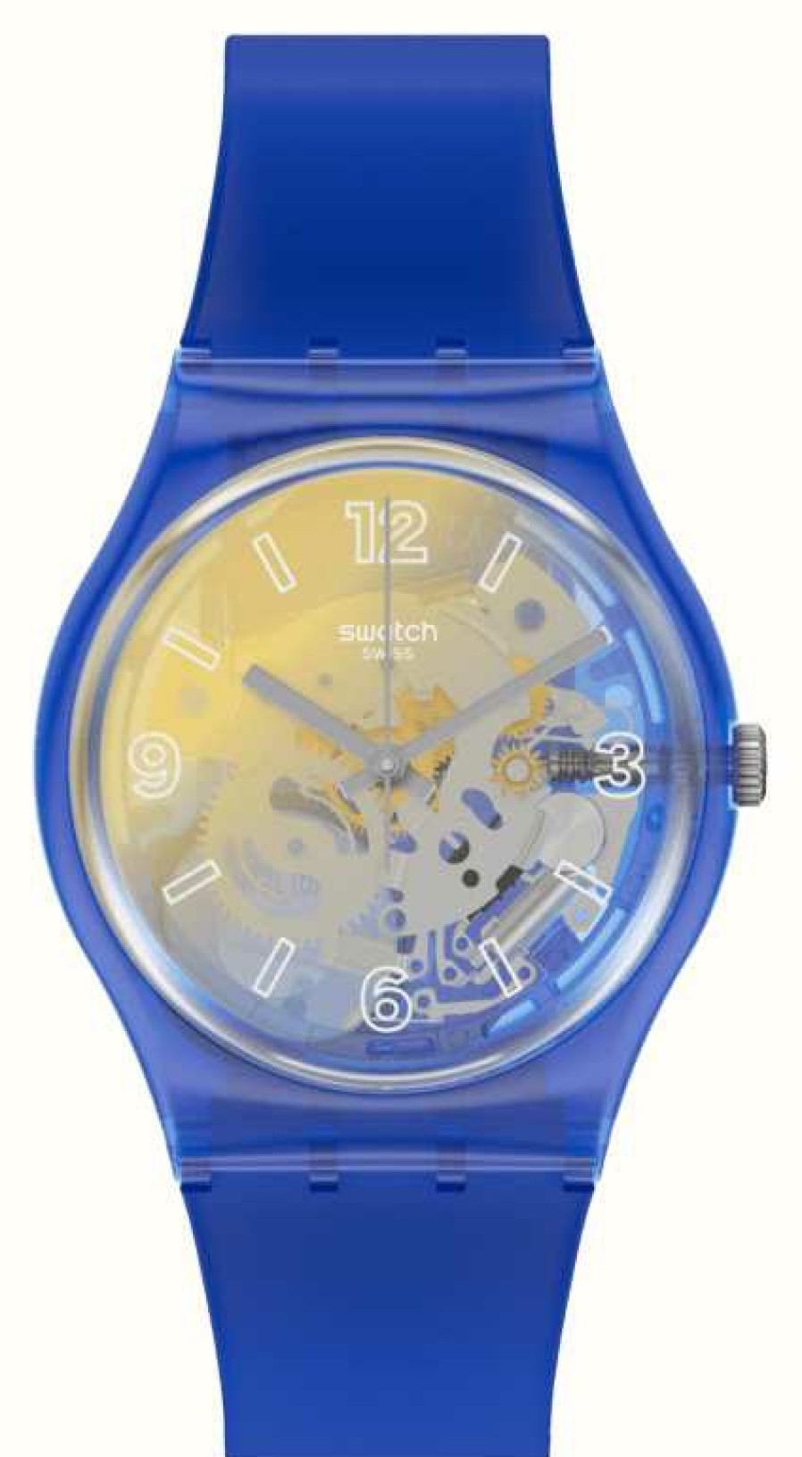 Men'S Swatch | Swatch Original Gent Yellow Disco Fever