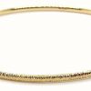 Jewelry James Moore | Ibb 9Ct Yellow Gold Diamond Cut Slave Bangle