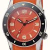 Men'S Elliot Brown | Elliot Brown Bloxworth 3 Hand | Orange Dial | Orange Rubber Strap