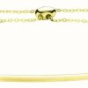 Jewelry James Moore | James Moore Th 9Ct Yellow Gold Bar Pull Bracelet