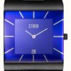 Men'S STORM | Storm Omari Xl Black Plated Stainless Steel