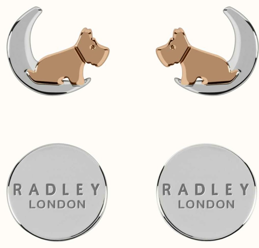 Jewelry Radley Jewellery | Radley Jewellery Fashion | Dog & Moon Earring Set Two Toned