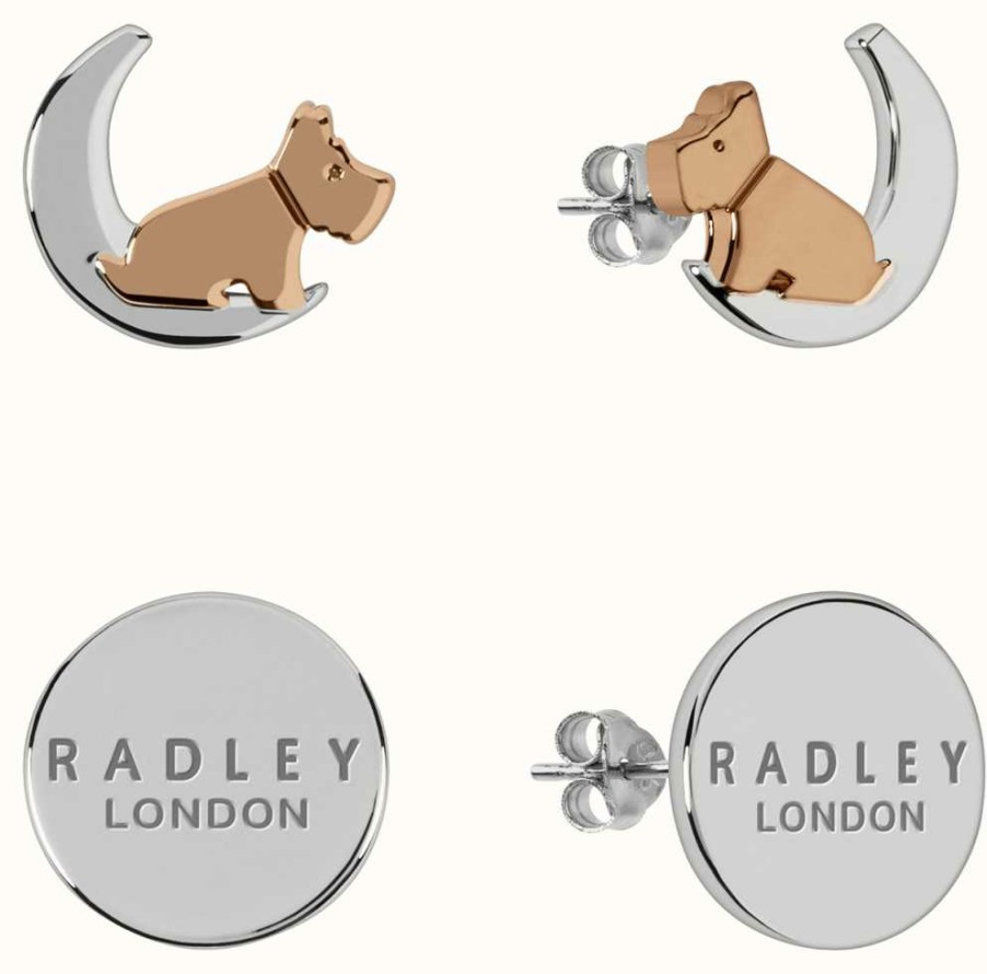 Jewelry Radley Jewellery | Radley Jewellery Fashion | Dog & Moon Earring Set Two Toned