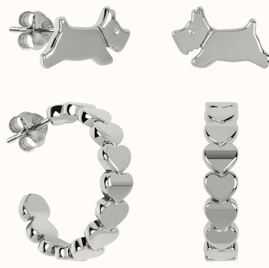 Jewelry Radley Jewellery | Radley Jewellery Fashion | Scottie Dog & Hoop Earring Set