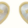 Jewelry Radley Jewellery | Radley Jewellery Fashion | Sterling Silver Gold Plated Heart Stud Earrings