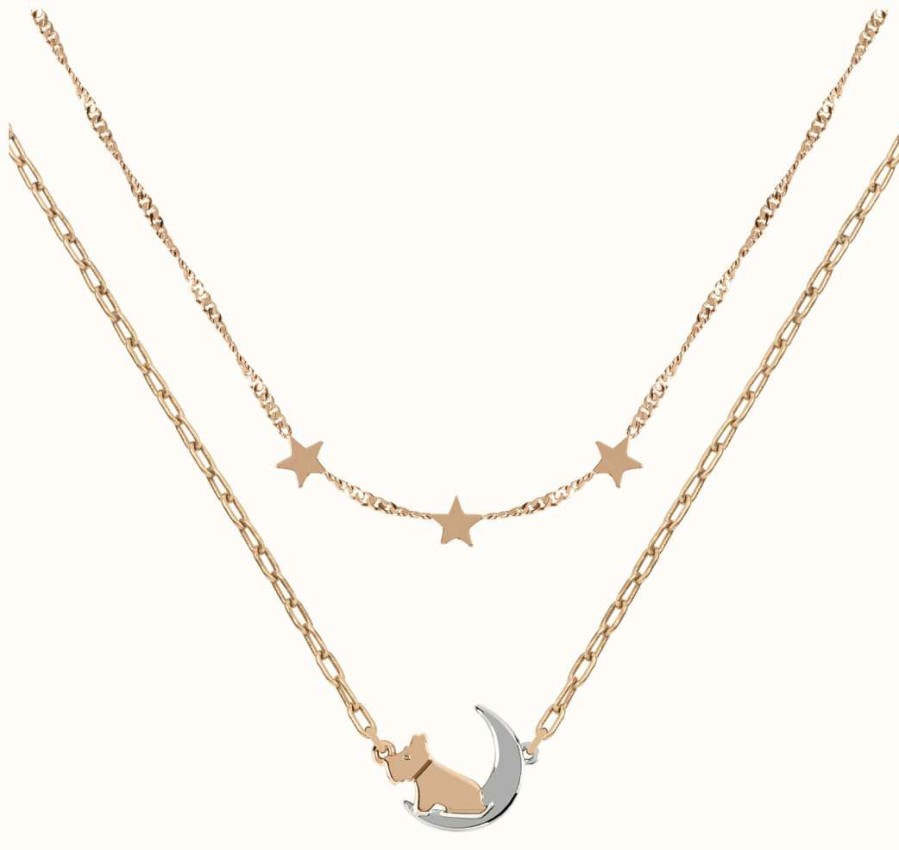 Jewelry Radley Jewellery | Radley Jewellery Fashion | Rose Gold Plated Necklace | Dog&Moon Charm