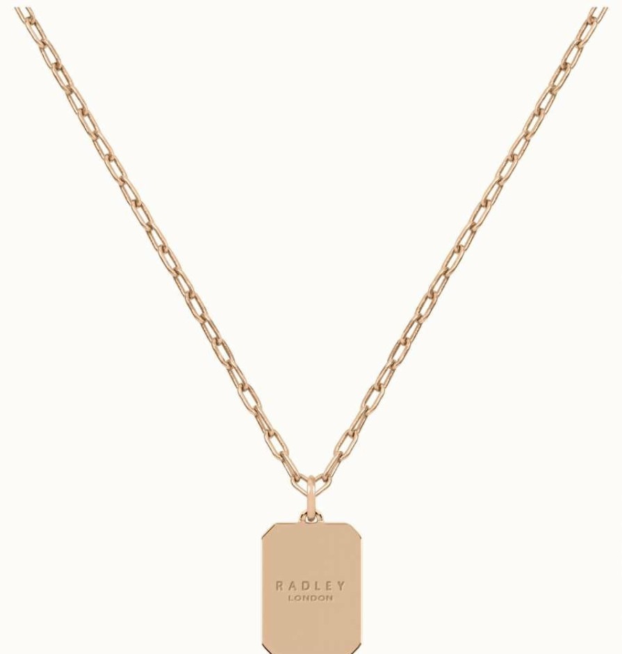 Jewelry Radley Jewellery | Radley Jewellery Fashion | Rose Gold Plated Necklace | Mop Dog Charm