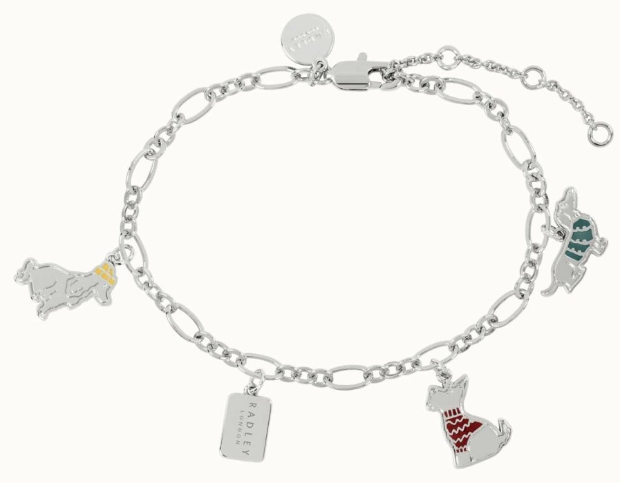 Jewelry Radley Jewellery | Radley Jewellery Fashion | Silver Plated Charm Bracelet