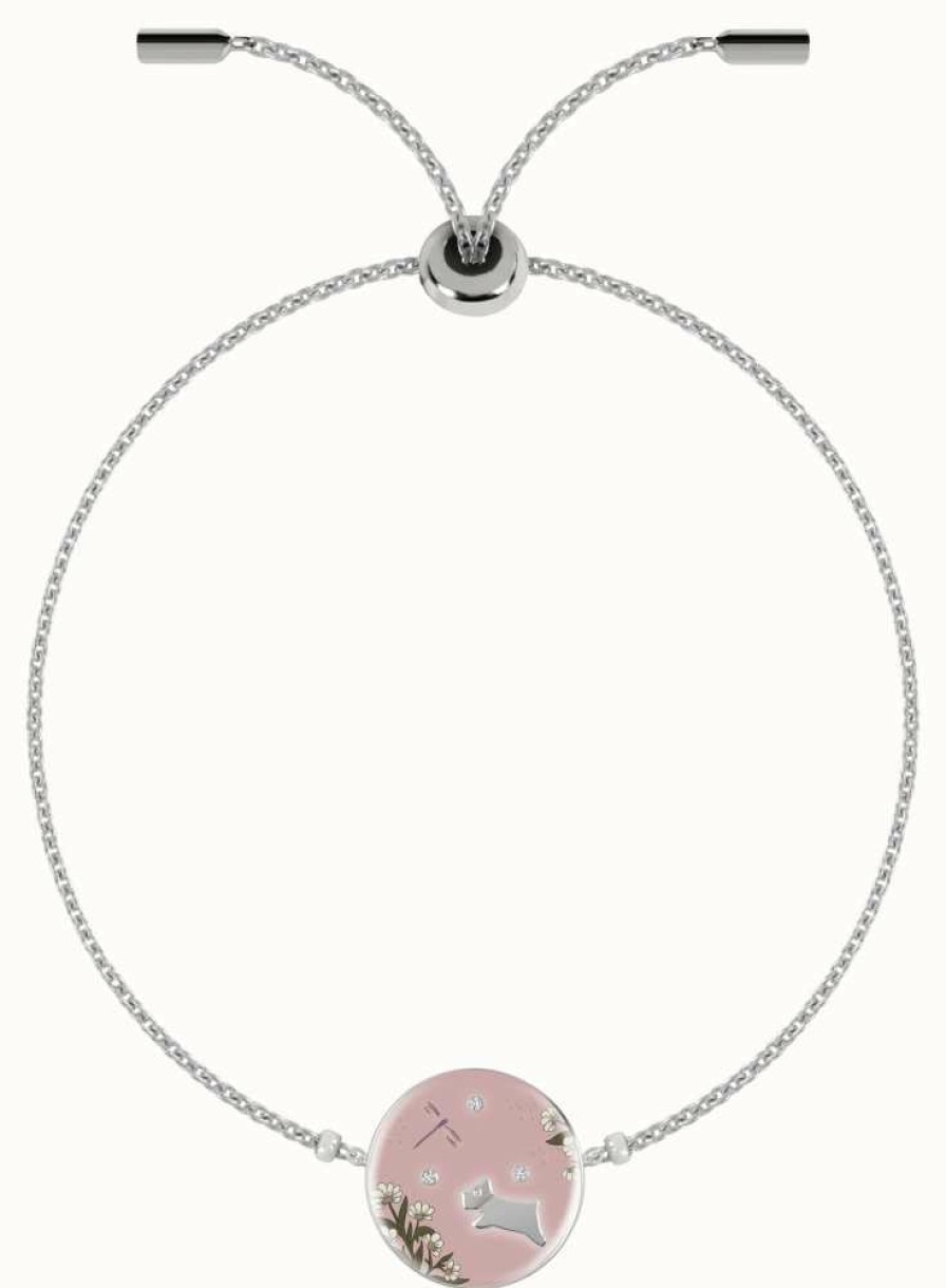 Jewelry Radley Jewellery | Radley Jewellery Fashion | Bracelet | Pink Floral Circle Charm