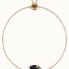 Jewelry Radley Jewellery | Radley Jewellery Fashion | Rose Gold Plated Bracelet | Black Floral Circle Charm