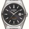 Men'S Roamer | Roamer Searock Automatic Black Dial Steel Bracelet