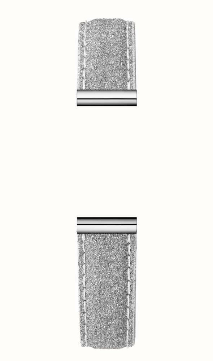 Women'S Herbelin | Herbelin Antares Interchangeable Watch Strap - Silver Glitter / Stainless Steel - Strap Only