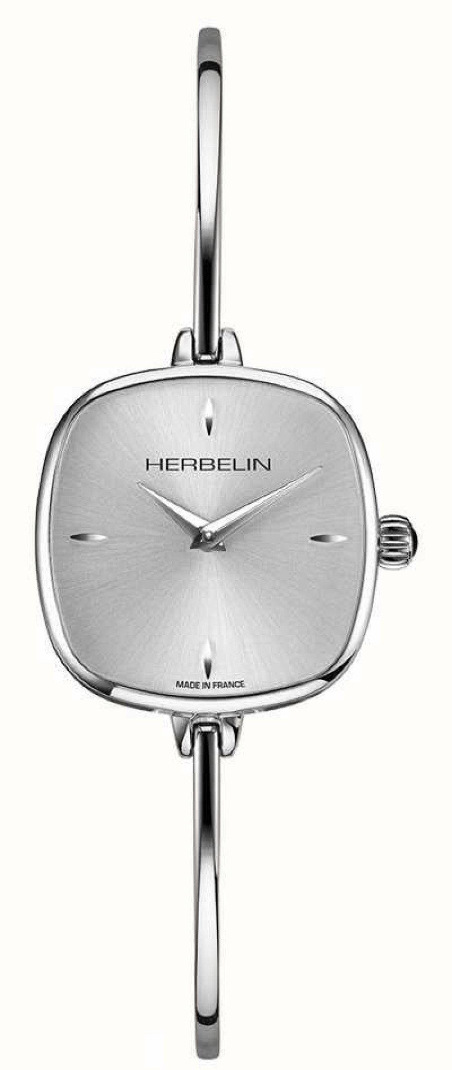 Women'S Herbelin | Herbelin Fil Women'S Silver Dial Stainless Steel Bracelet