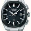 Men'S Seiko | Seiko Astron Gps Solar Titanium Black Dial