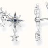 Jewelry Thomas Sabo Jewellery | Thomas Sabo Royalty Stars Sterling Silver Ear Climbers