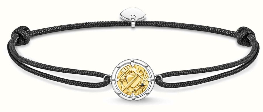 Jewelry Thomas Sabo Jewellery | Thomas Sabo Little Secrets Faith Love Hope Disc Cord Bracelet