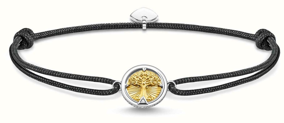 Jewelry Thomas Sabo Jewellery | Thomas Sabo Little Secrets Tree Of Love Cord Bracelet