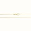 Jewelry James Moore | James Moore Th 9Ct Yellow Gold Close Curb Chain 18"