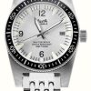 Men'S Alsta | Alsta Nautoscaph Iv Automatic Great White (300M) White Dial / Stainless Steel